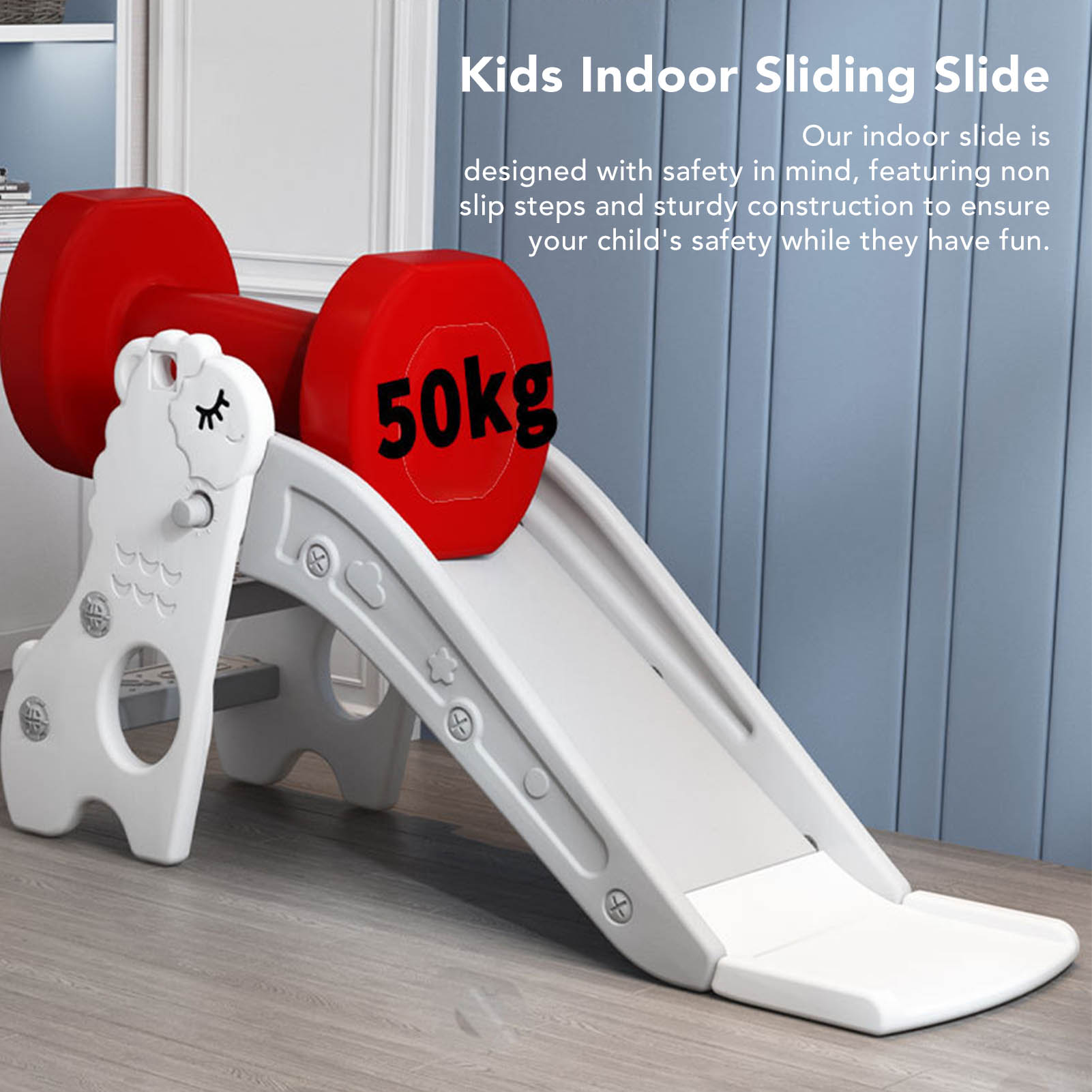 Baby Gate Stairs - Детская комнатная горка-лестница, отдельно стоящая, складная,