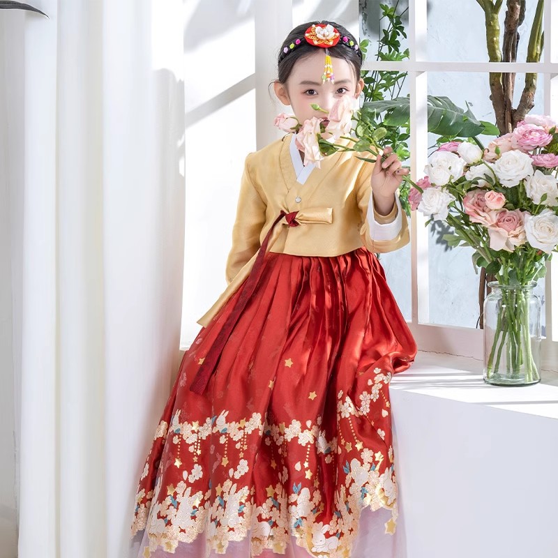 Baby Products Korea - Детский ханбок для девочек, корейский танцевальный