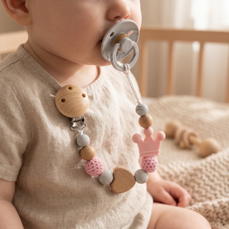 Персонализированный держатель  – обзор и цена Baby Pacifier Clip