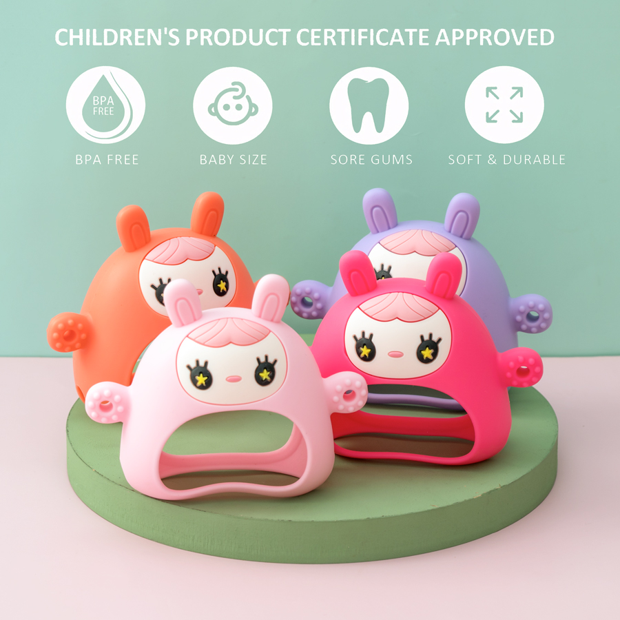 Силиконовая игрушка-прорезыват – обзор и цена Teething Mitten Baby