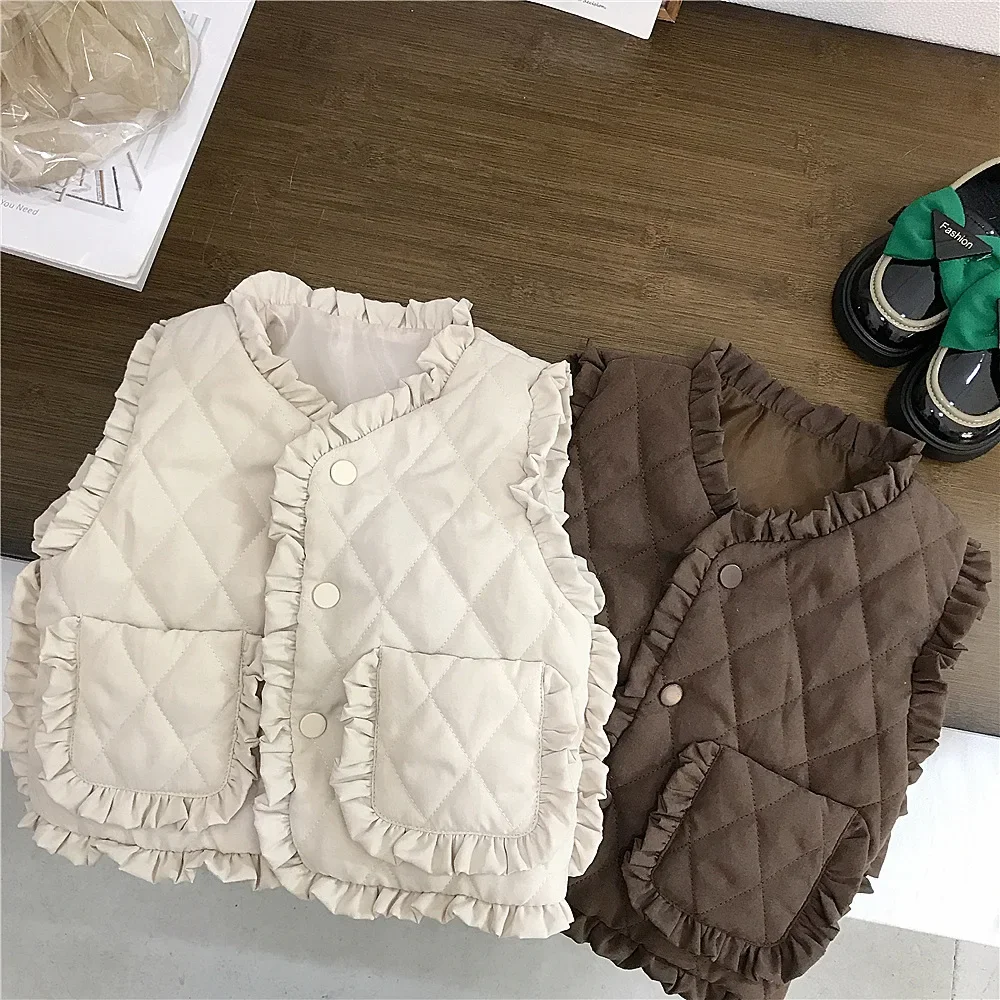 Жилет детский однотонный из хл – обзор и цена Baby Products Korea