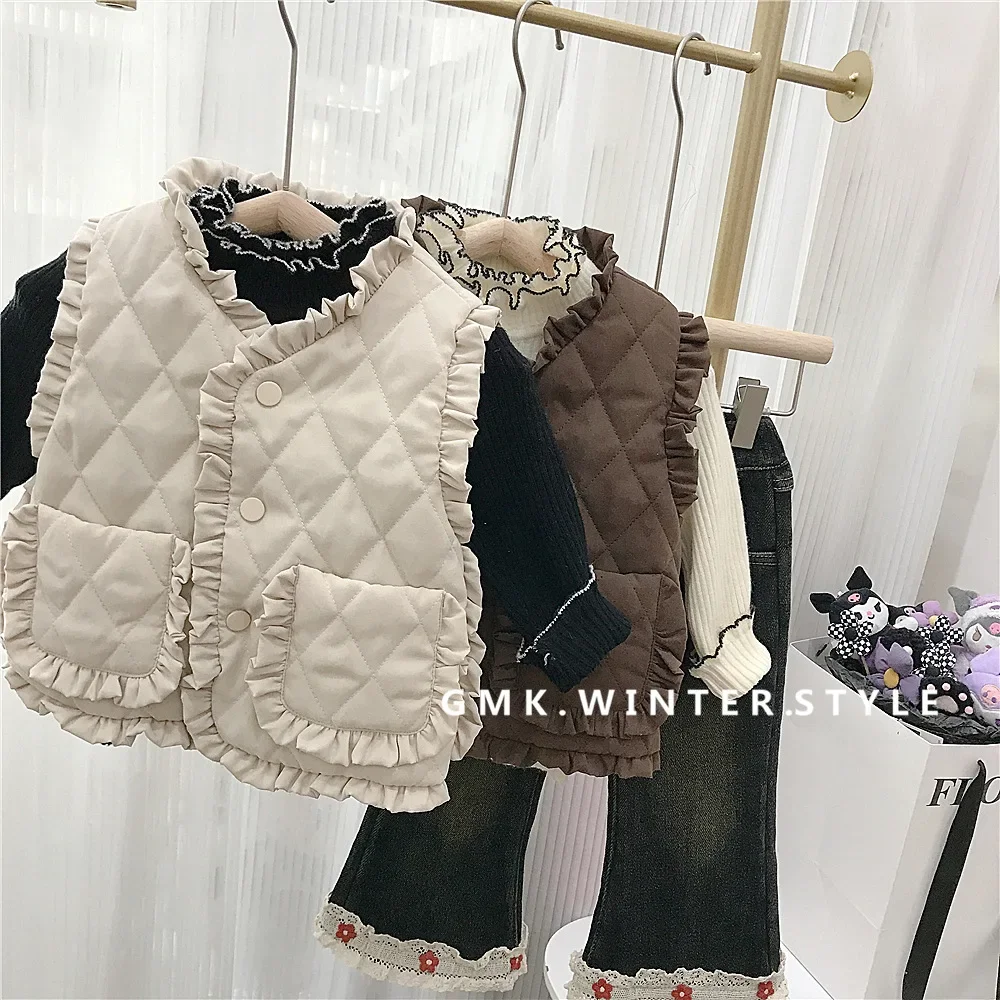 Жилет детский однотонный из хл – обзор и цена Baby Products Korea