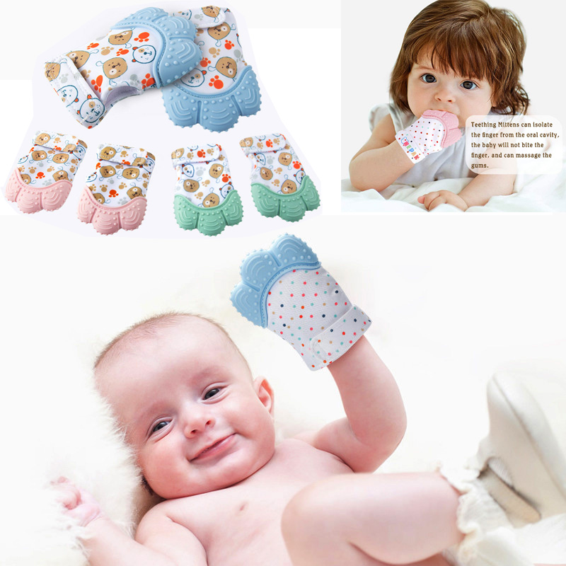 Разглаживающая детская варежка – обзор и цена Teething Mitten Baby