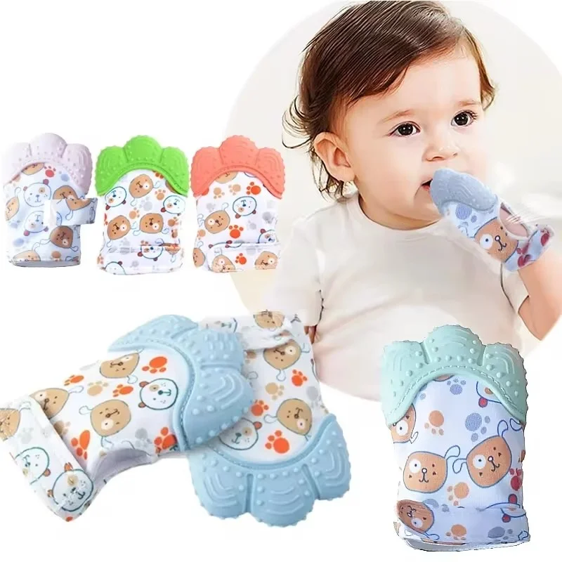 Силиконовые варежки для прорез – обзор и цена Teething Mitten Baby