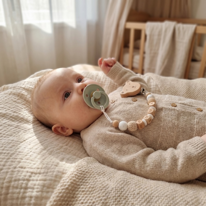 Персонализированный держатель  – обзор и цена Baby Pacifier Clip
