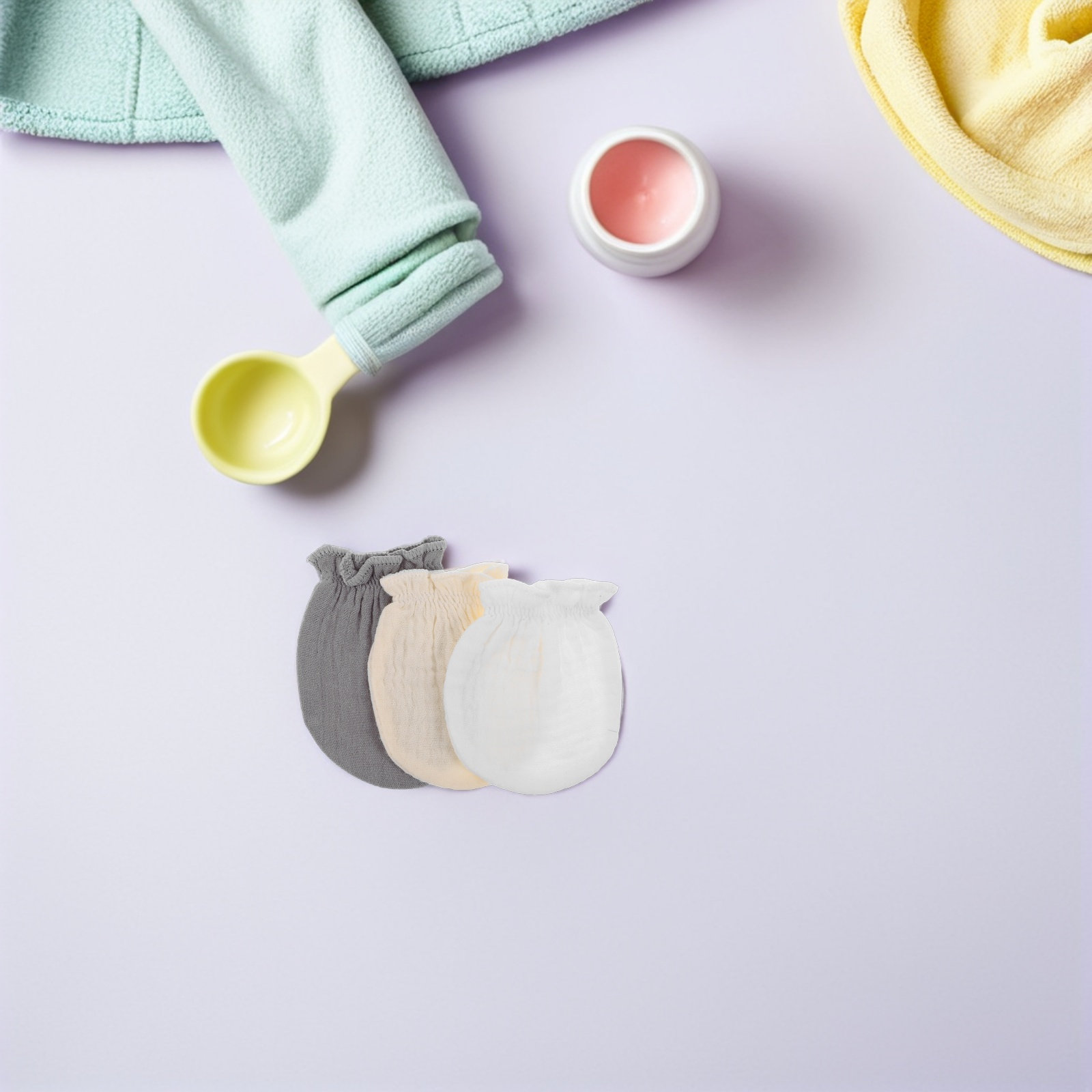 6 пар детских варежек для ново – обзор и цена Teething Mitten Baby