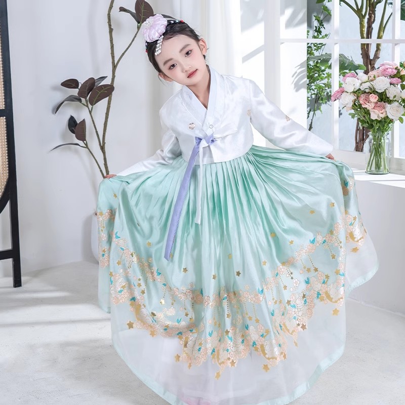 Детский ханбок для девочек, ко – обзор и цена Baby Products Korea