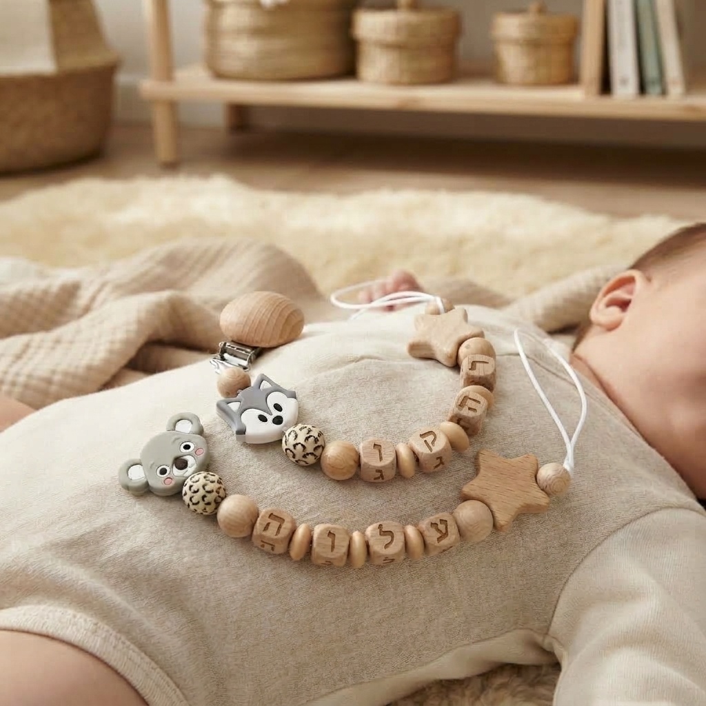 Персонализированный держатель  – обзор и цена Baby Pacifier Clip