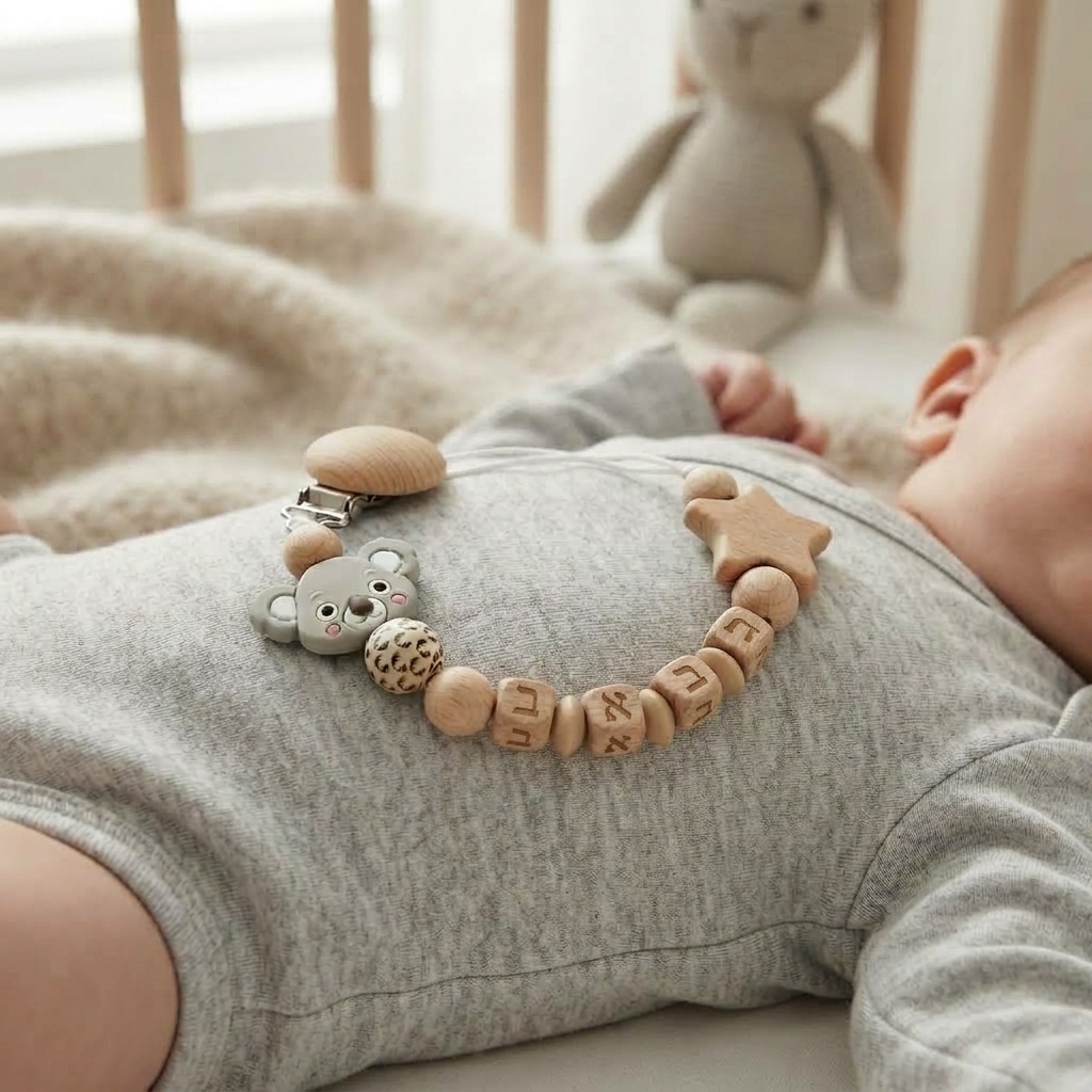 Персонализированный держатель  – обзор и цена Baby Pacifier Clip