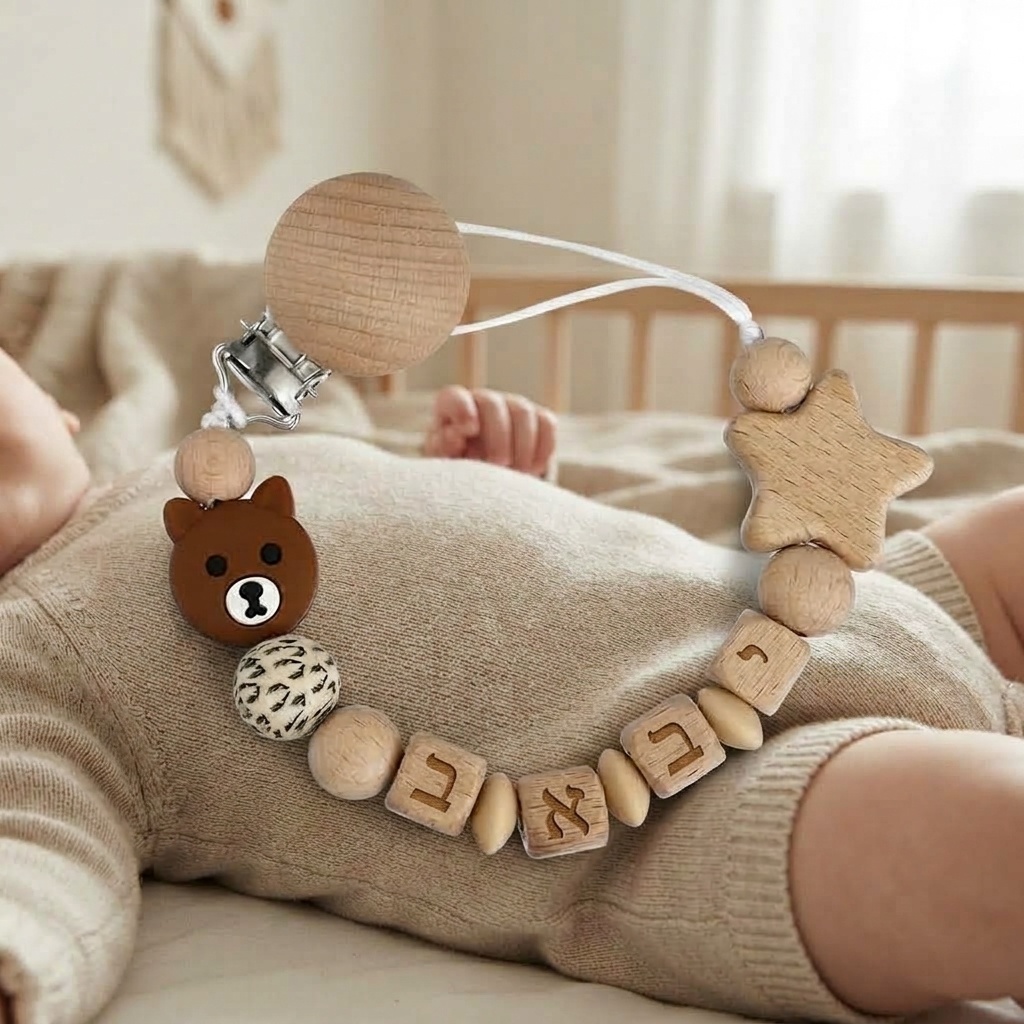 Персонализированный держатель  – обзор и цена Baby Pacifier Clip