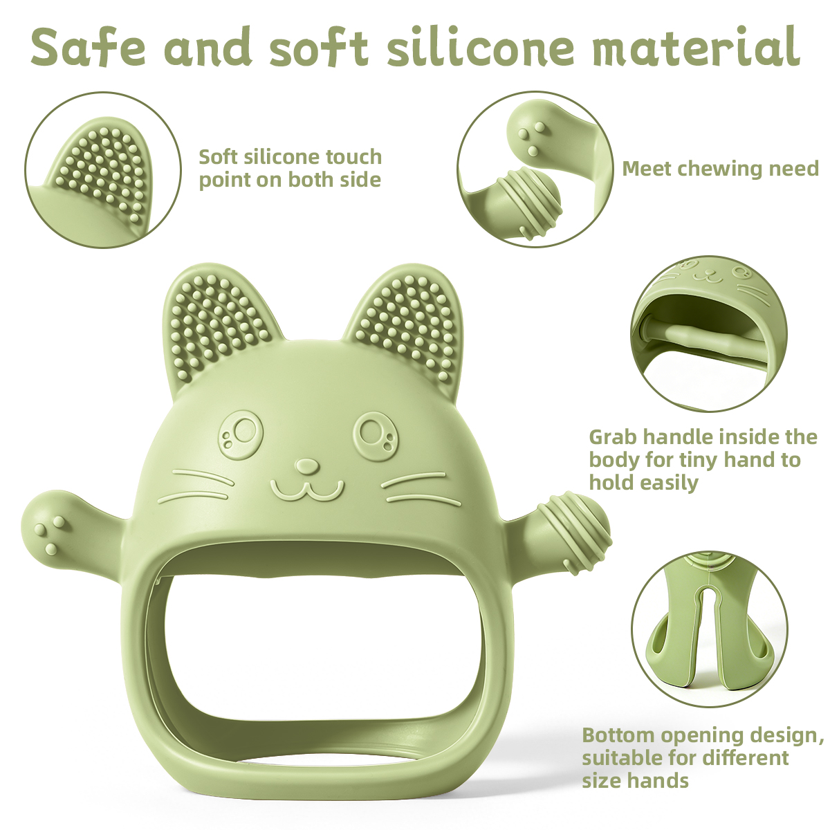 Детские прорезыватели для цыпл – обзор и цена Teething Mitten Baby